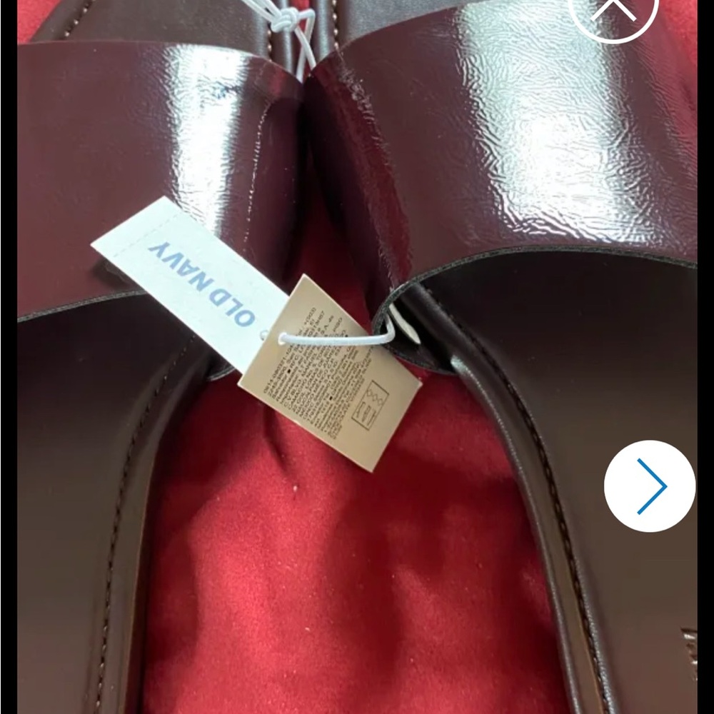 Old Navy Dark Brown Slide Sandals